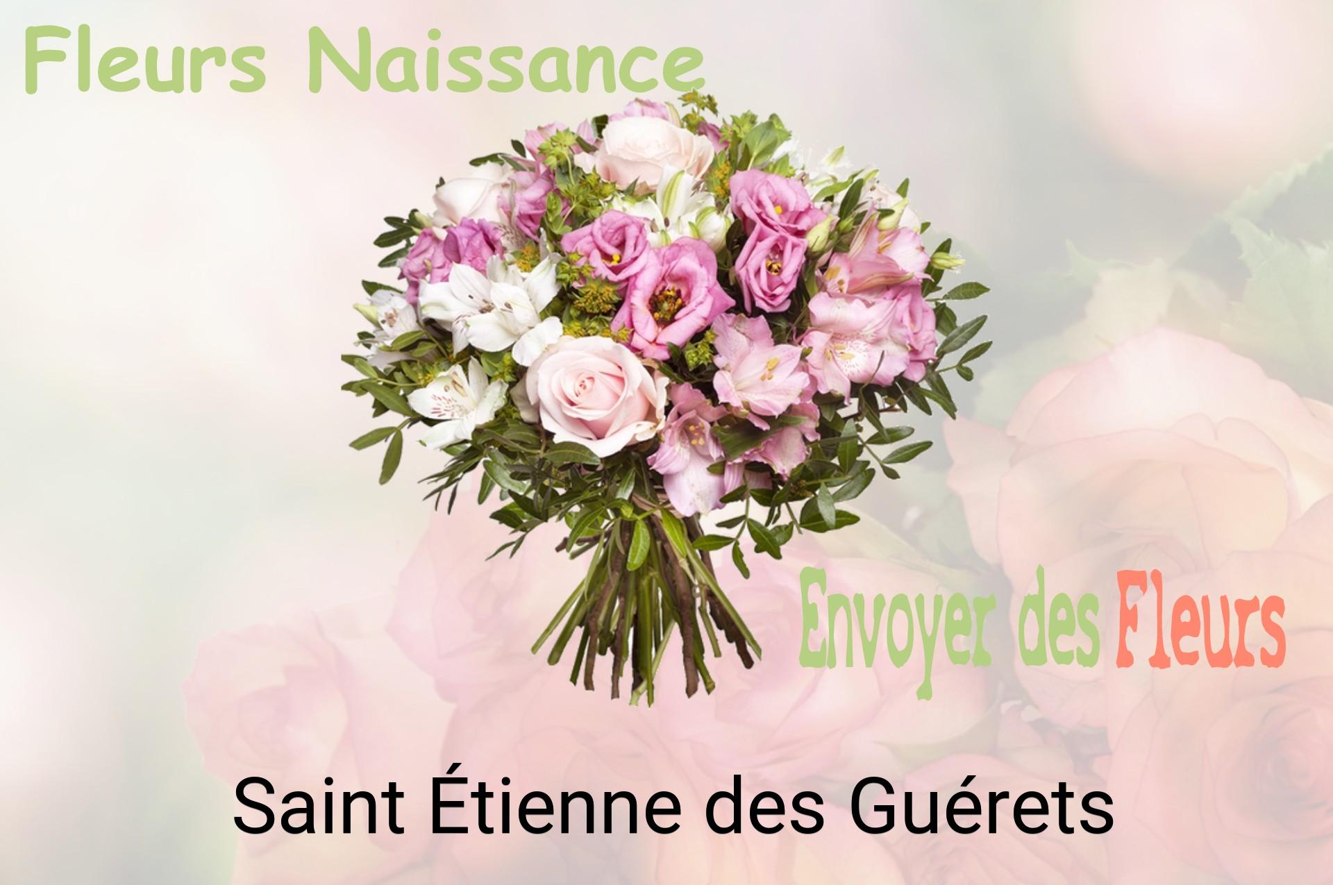 Bouquet de fleurs de naissance livré à Saint-Étienne-des-Guérets